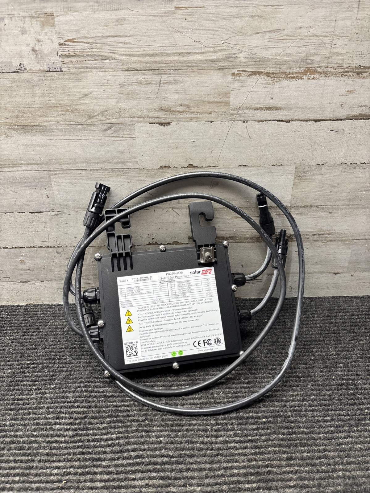 SolarEdge PB250-AOB-MSMCUS PowerBox optimizer Add-On Box 250W