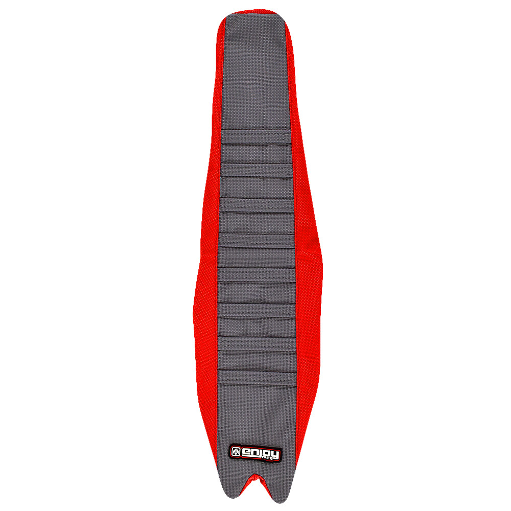 Beta RR  Seat Cover RED / Grey/ Grey  Ribs By ENJOY MFG 2013 - 2018 #165
