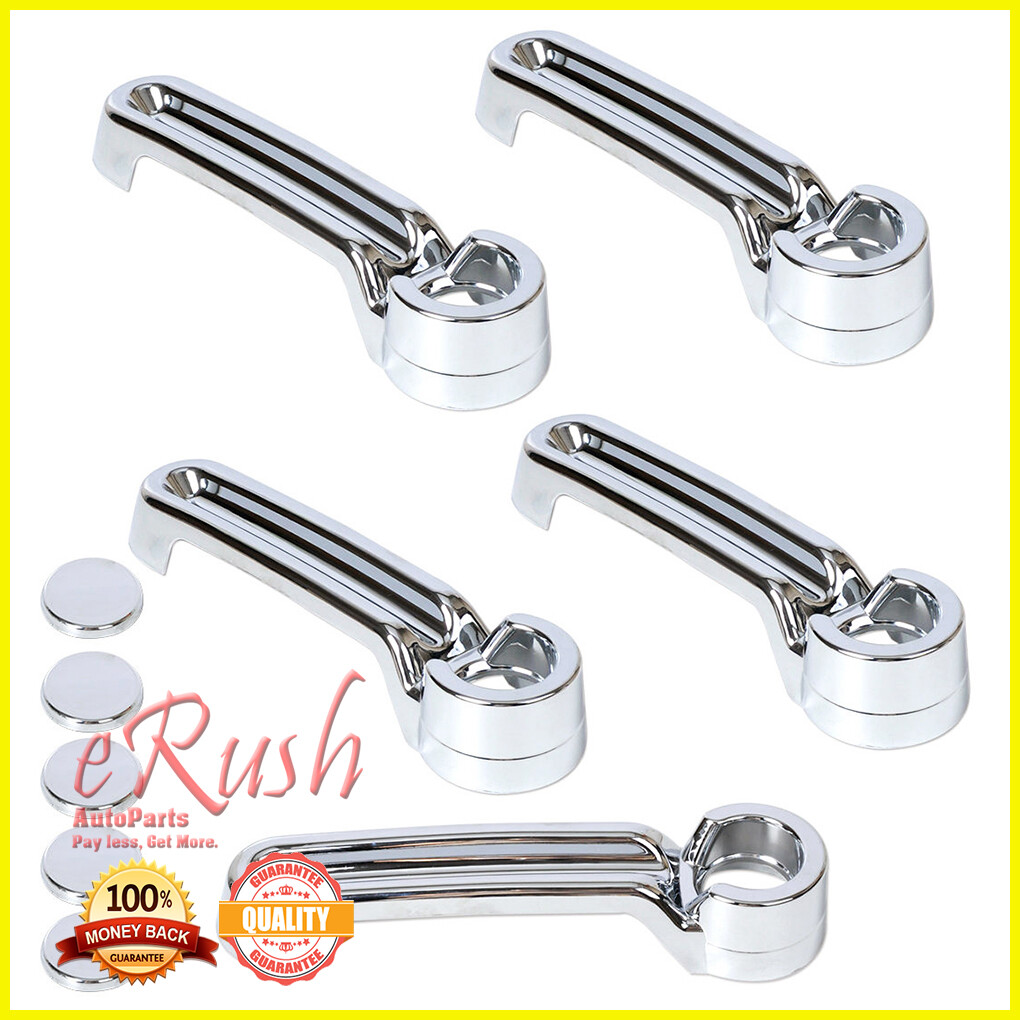 FOR JEEP WRANGLER LIBERTY DODGE NITRO CHROME DOOR HANDLE + TAIL COVER COVERS 5PC