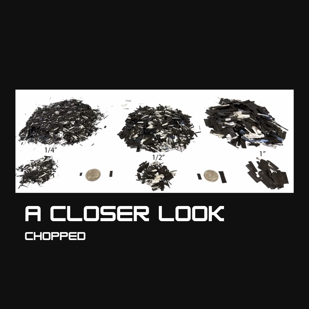 1/2 lb - 1/4" Chopped Carbon Resin Kit