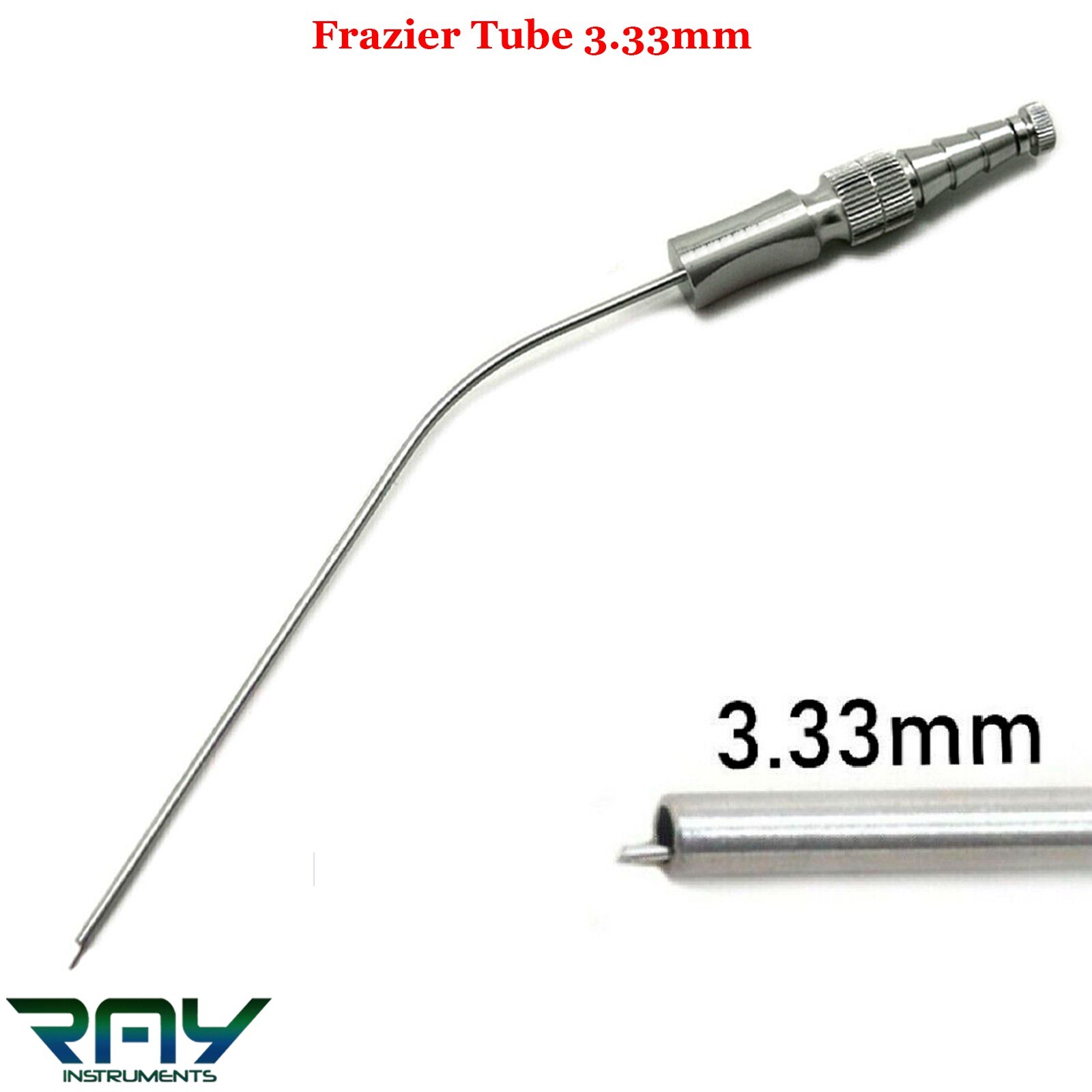 Frazier Suction Surgical Tube 10 (3.33mm) 7.6" Aspirator Diagnostic Instruments