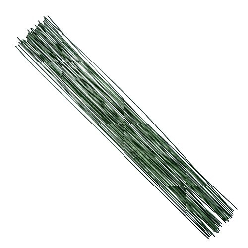 Dark Green Floral Wire