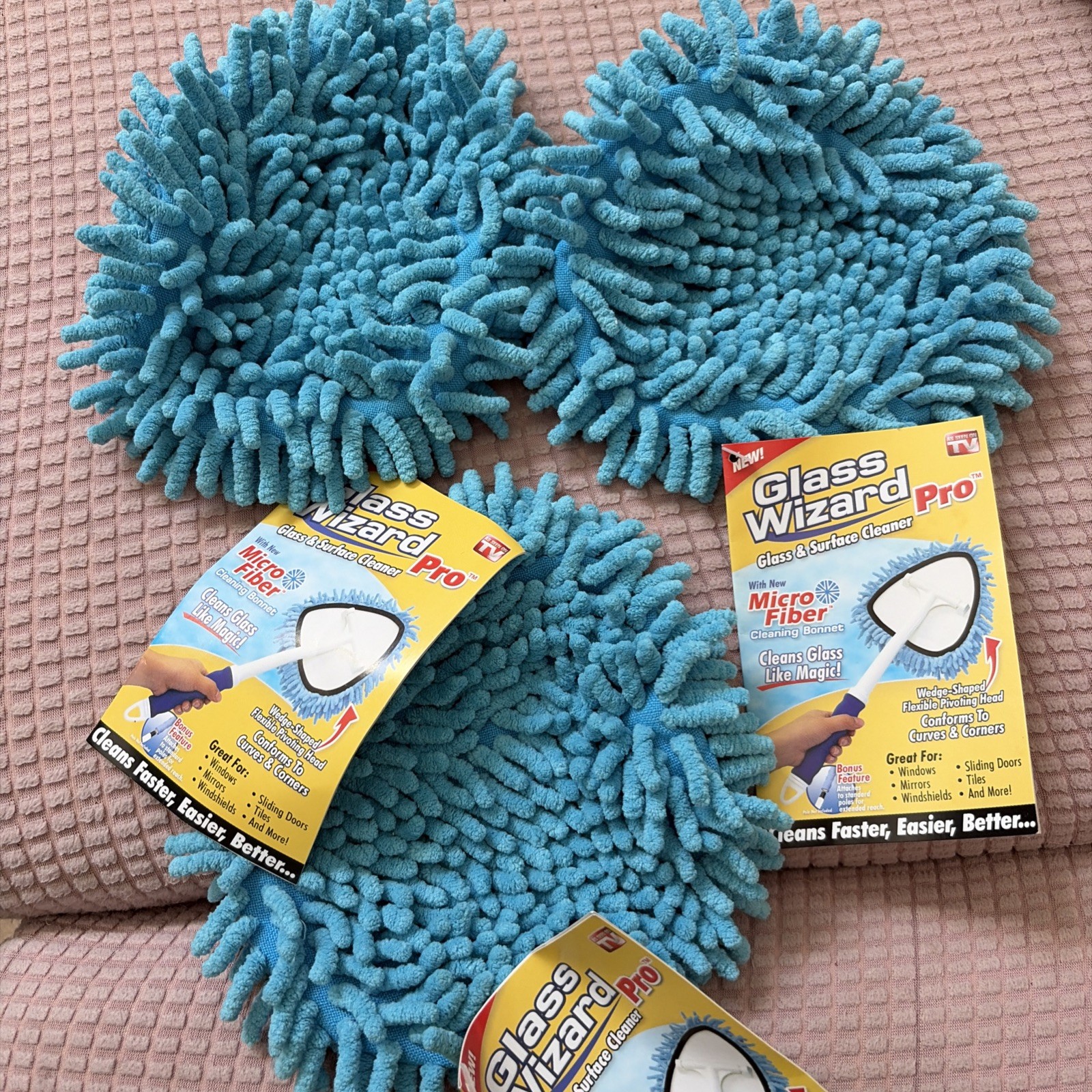 Set Of 3 Glass Wizard Replacement Bonnets As Seen On TV
