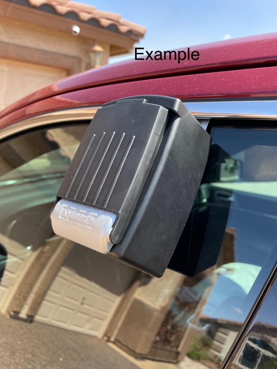 Lockbox Bracket Converts KeyGuard SL590 Wall Mount Lockbox into Window Hanging