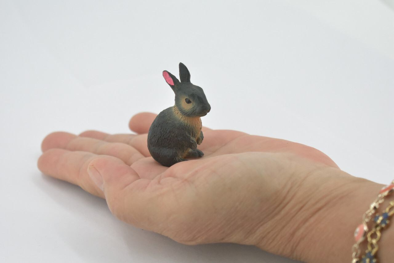 Model Rabbit, Hare, Bunny Toy, Figure, Realistic, Replica, Gift, 2" CH708 BB174