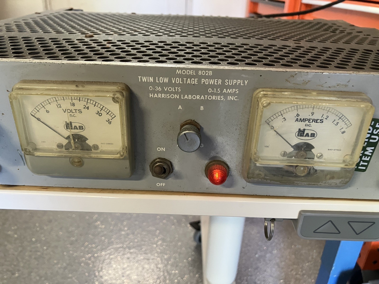 Harrison Laboratories 802B Twin Low Voltage Power Supply