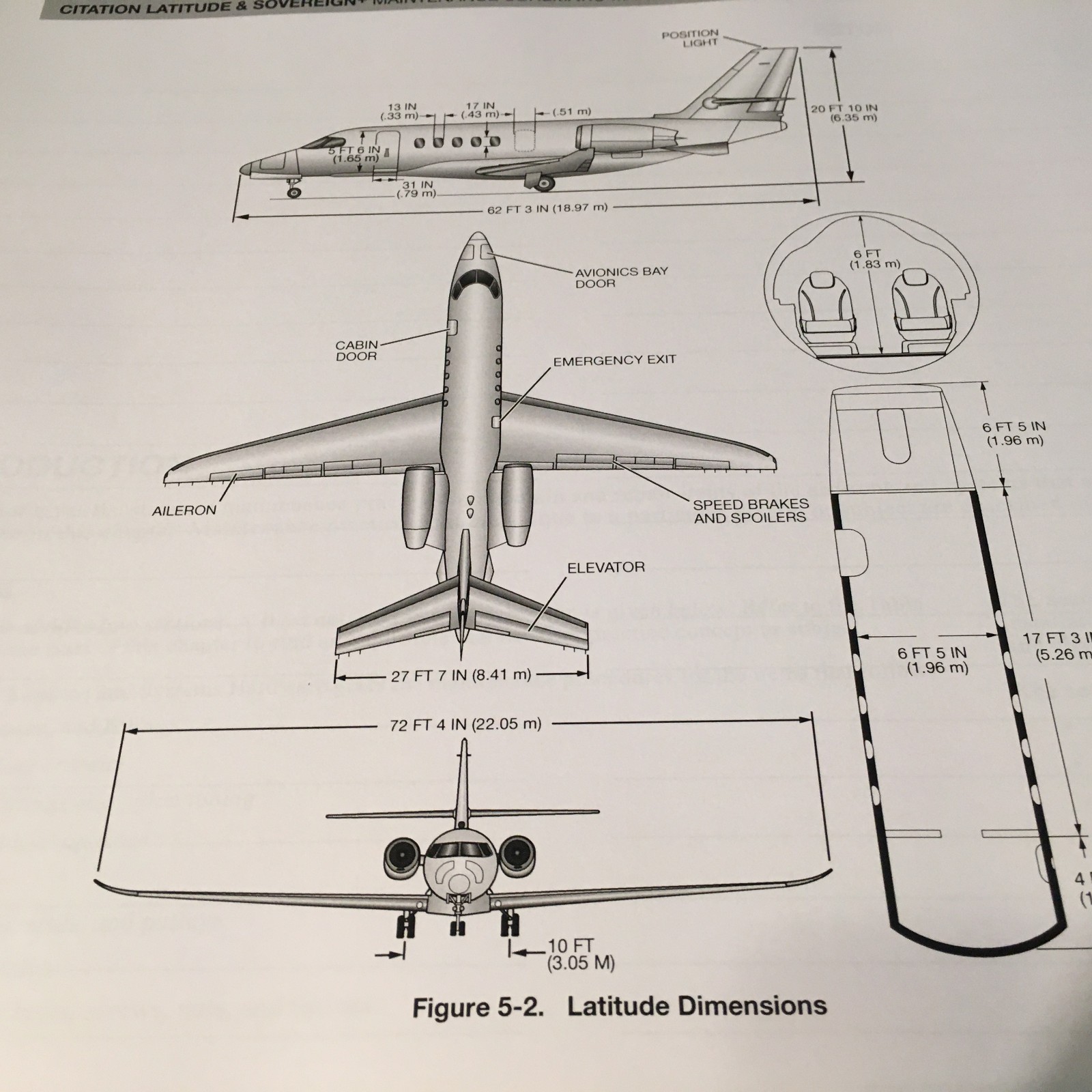 Citation Latitude & Sovereign+ Maintenance Training Schematic Manual