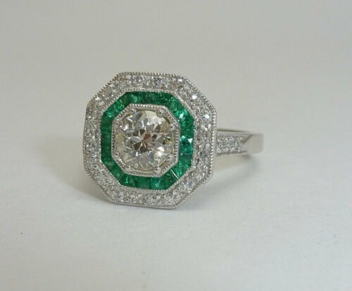White Diamond 1.70 Ct Round Cut Lab-Created Engagement Ring 925 Sterling Silver