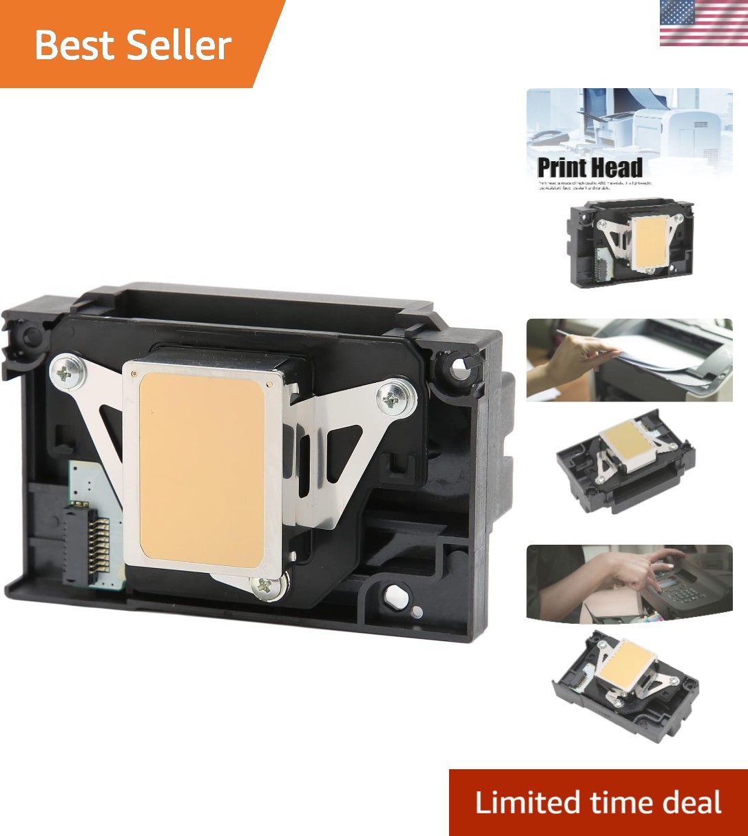 L1800 DTF Printhead Replacement for R260 R390 1390 1400 1430 1500W Printers