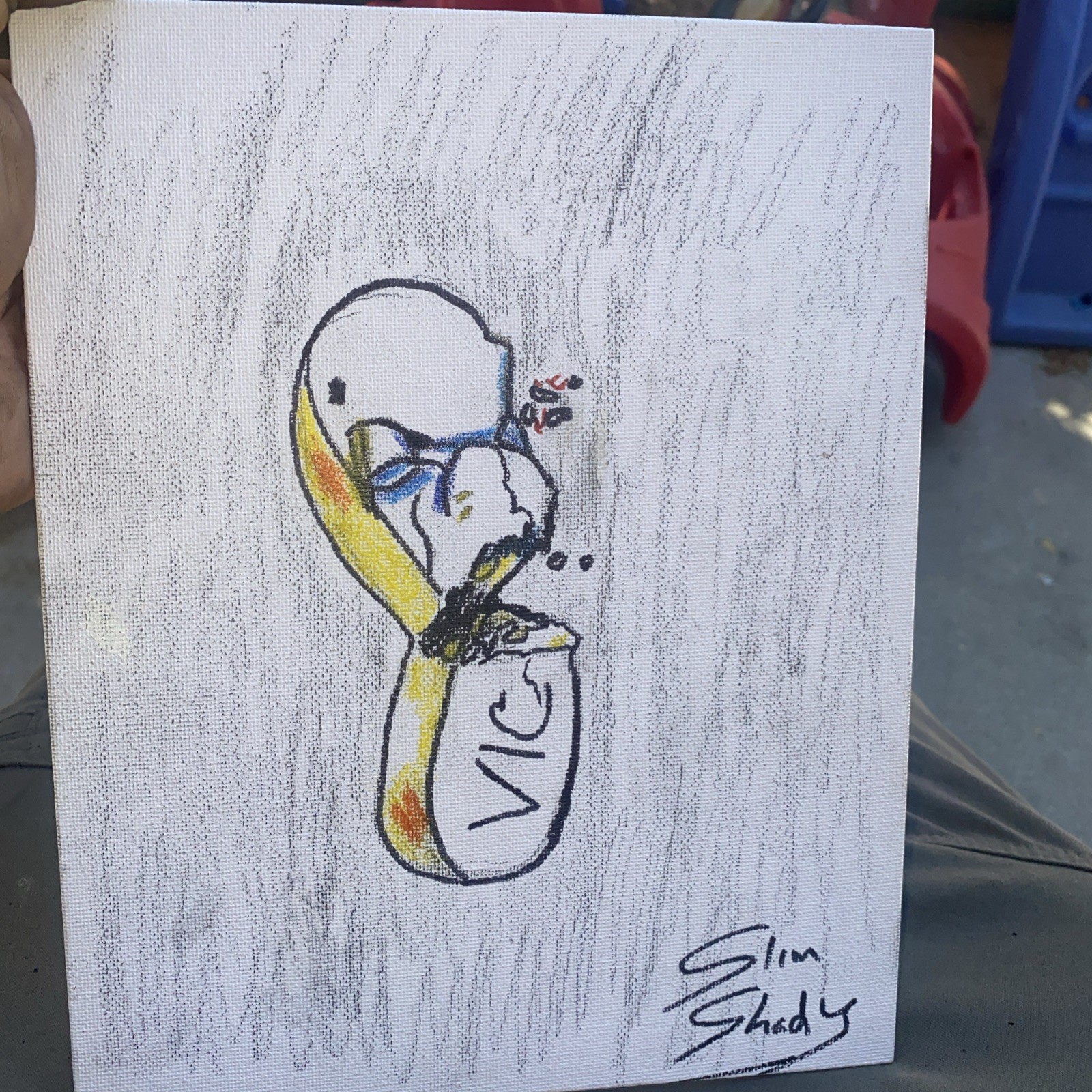 Slim Shady drawing