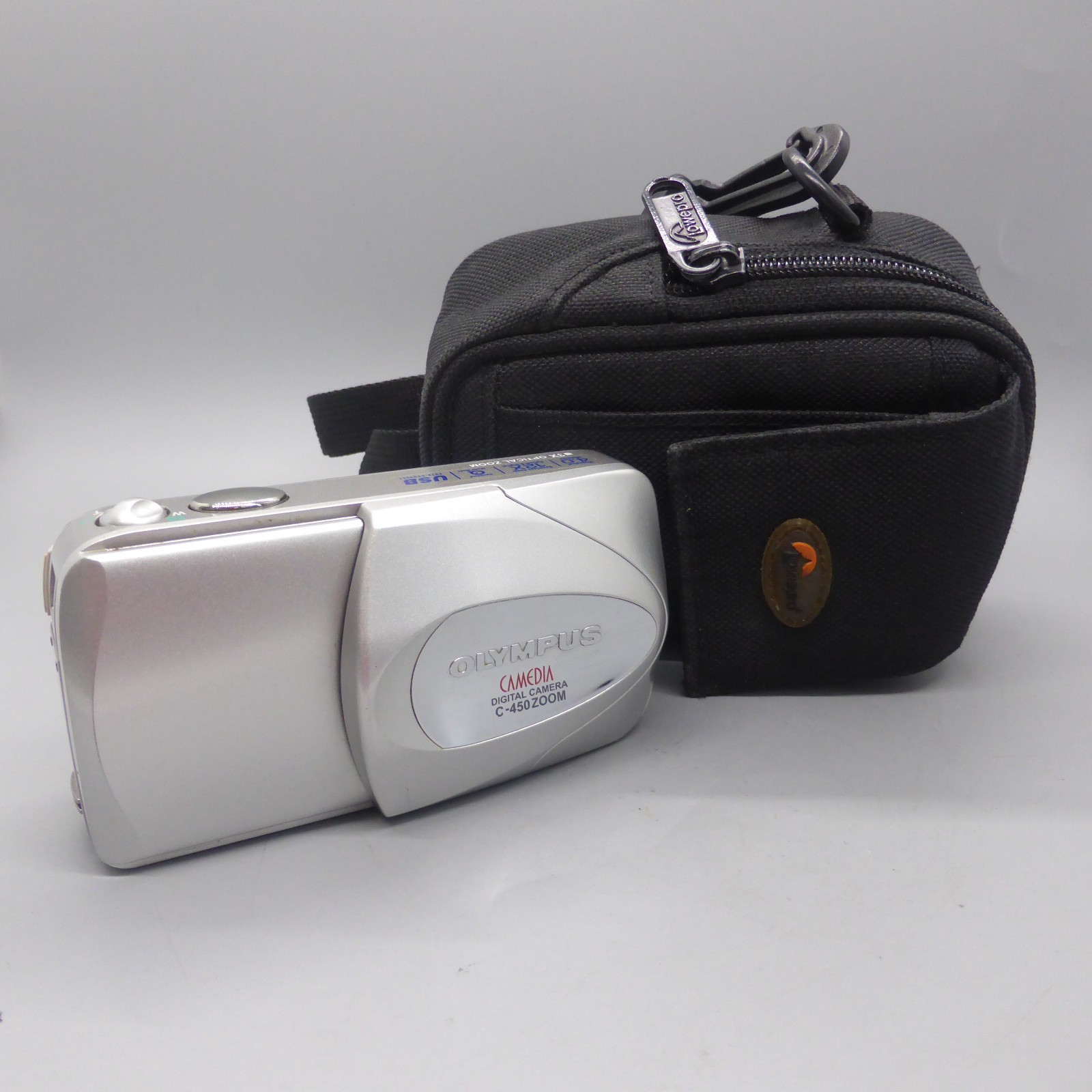 Olympus Digital Camera Camedia C-450 Zoom 4.0MP Silver Tested