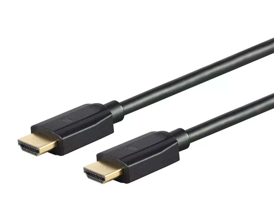 Monoprice Dynamic View Ultra 8K High Speed HDMI Cable - 6 Feet Black, 48Gbps