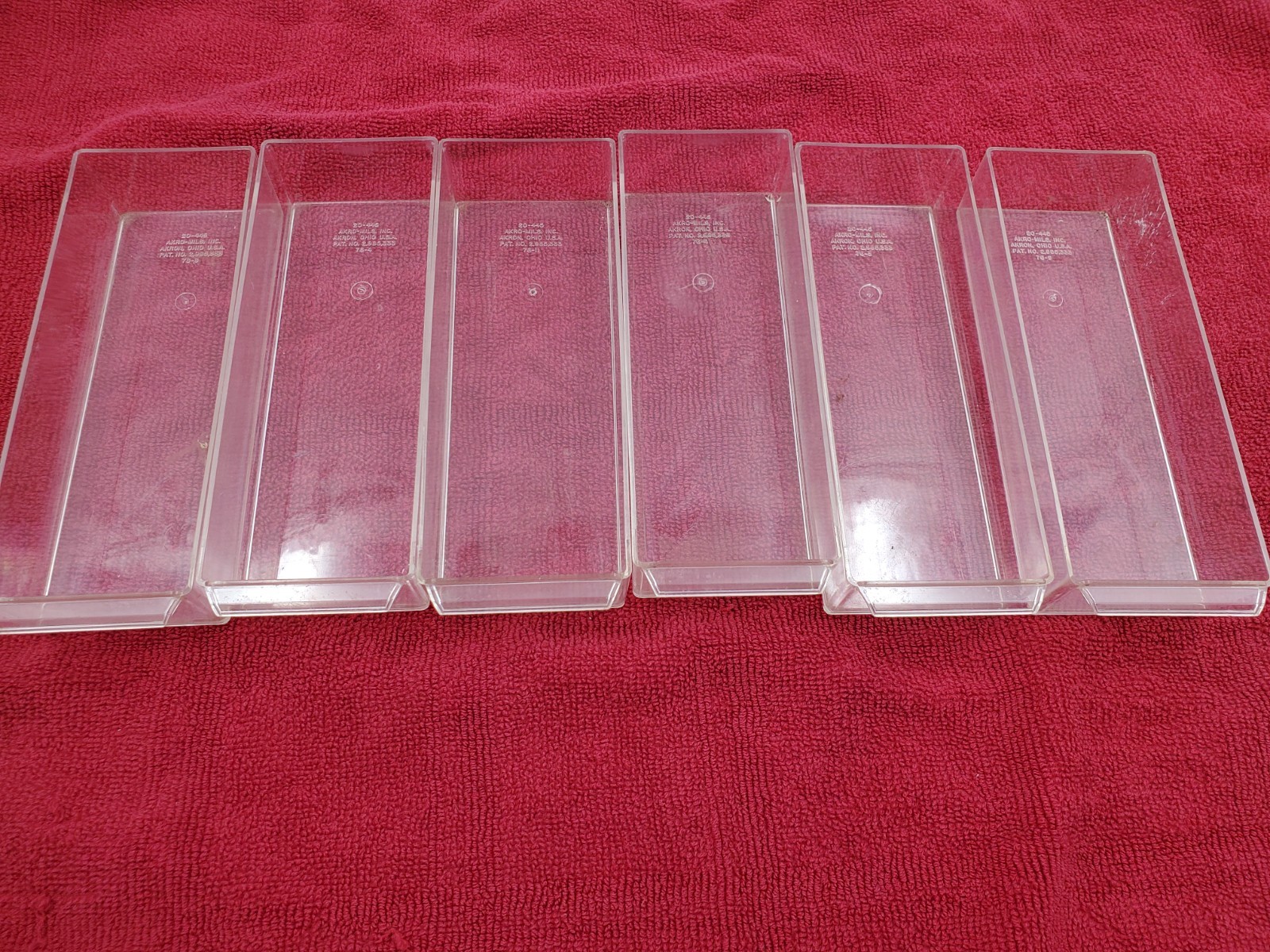 6 Akro-Mills 20-445 Replacement Drawers Bins  For Organizer Storage Cabinet