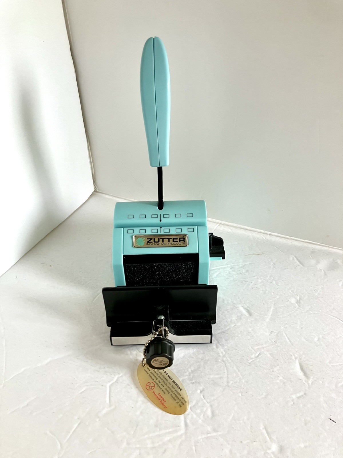 Zutter Innovative Products Turquoise Blue Bind-It-All Binding Machine Scrapbook