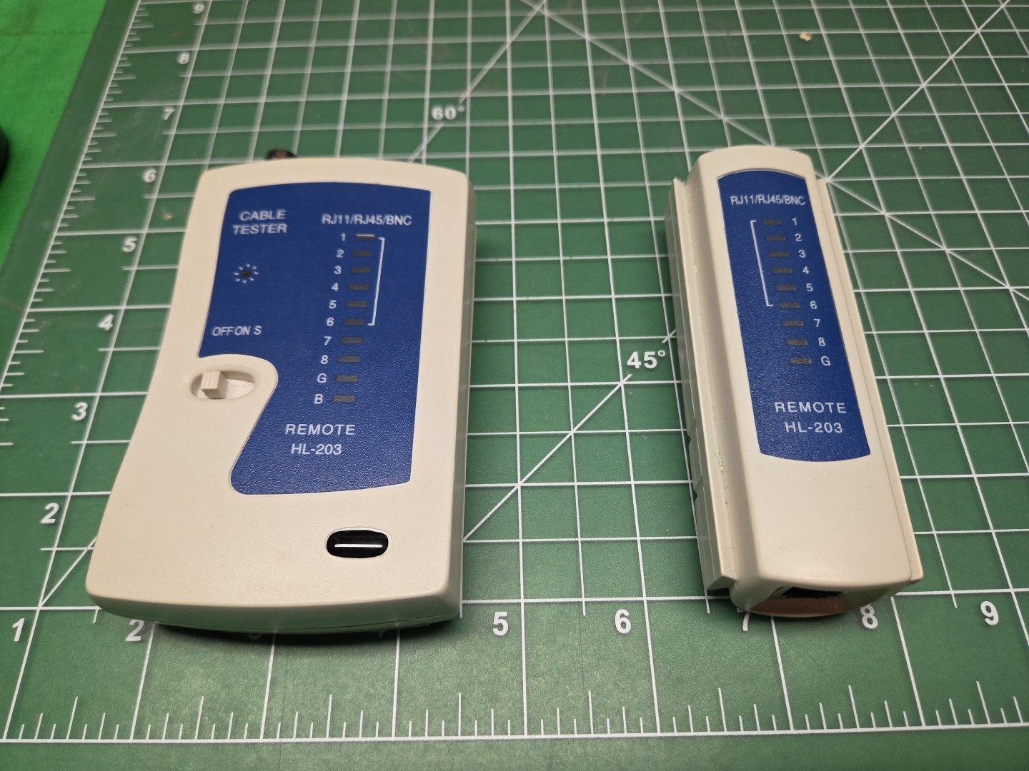 Multi Function LED Network Cable Tester for BNC RJ45, RJ11, RJ12 with Case