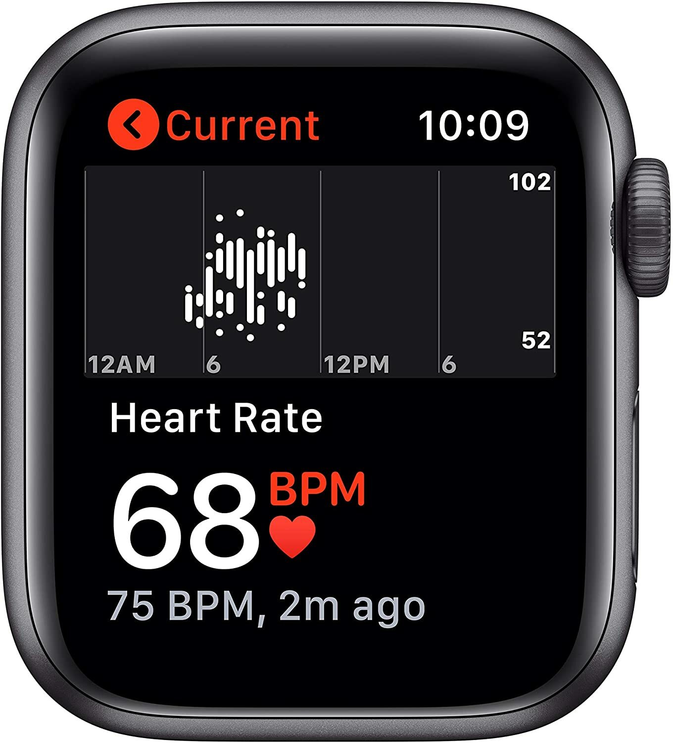 Apple Smart Watch SE GPS 40 mm MYDP2LL/A Space Gray Alumin Case Black Sport Band