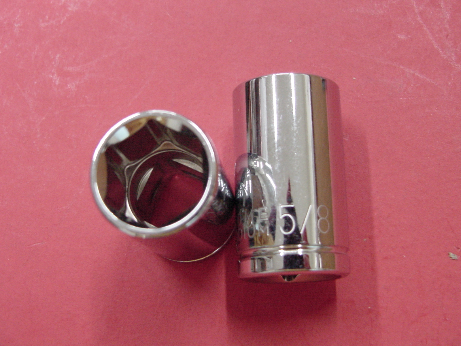 2 Pc New 5/8 Inch Sockets Bondhus SAE 6 Point 1/2" Drive CHROME VANADIUM #12058