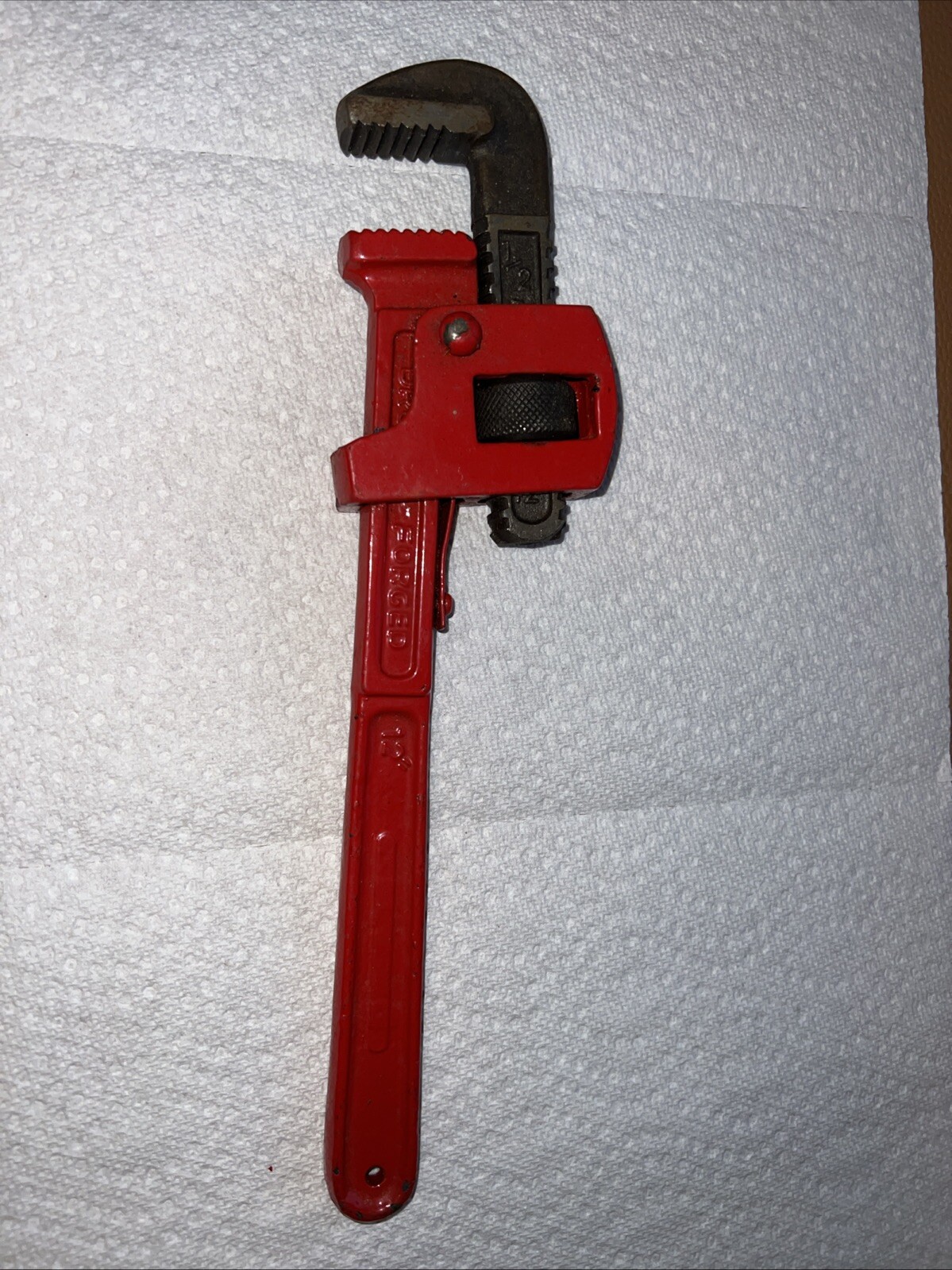 Vintage 12" Drop Forged Steel Pipe Wrench Made in India