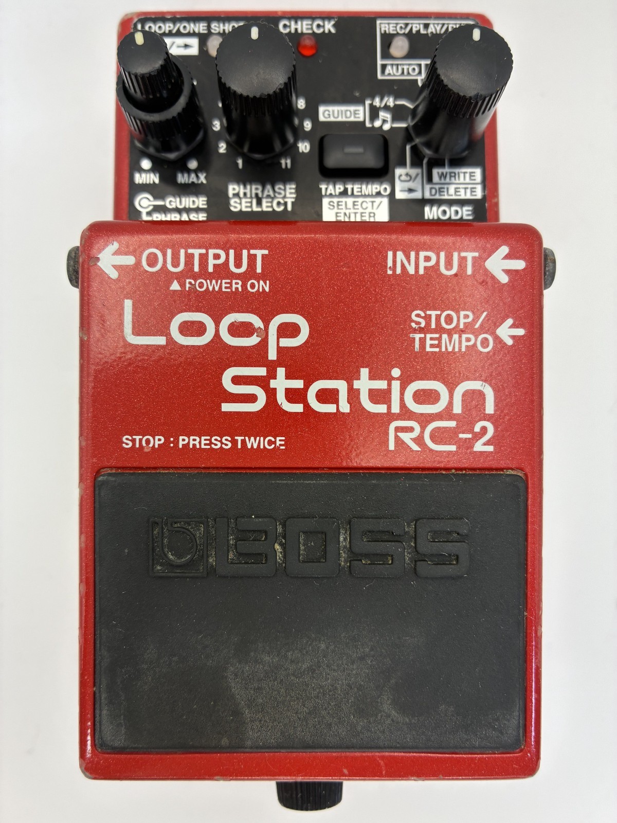 BOSS RC-2 Loop Station Looper Guitar Effect Pedal Tested Demo Taiwan
