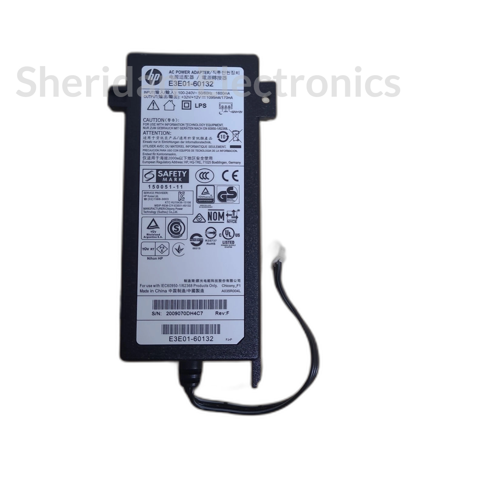 E3E01-60132 - Assembly-PowerSupply-Rabbit WW - OfficeJet Pro 8710 Printer