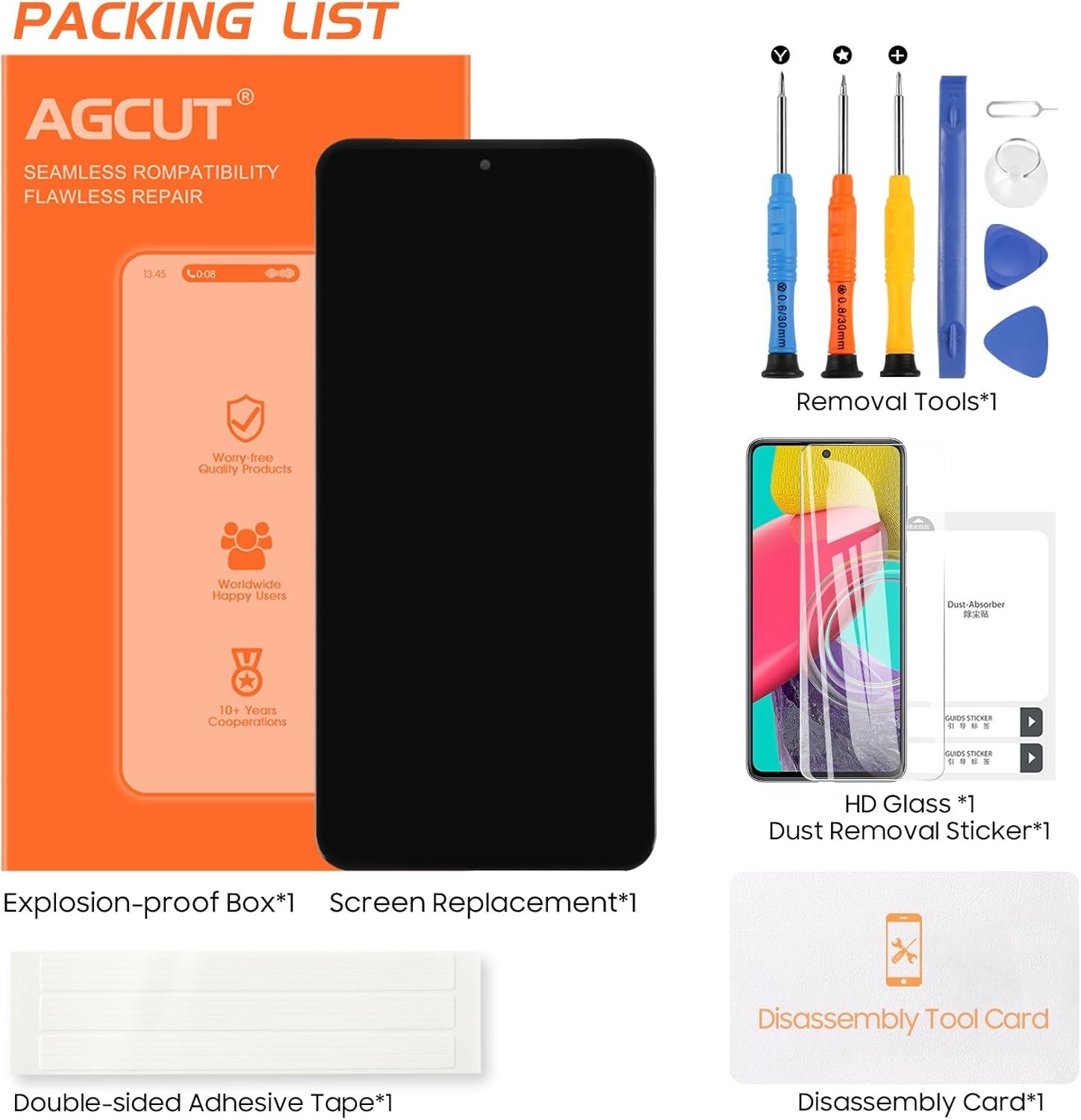 6.7'' OLED Screen Replacement for Google Pixel 8 Pro with Fingerprint Function