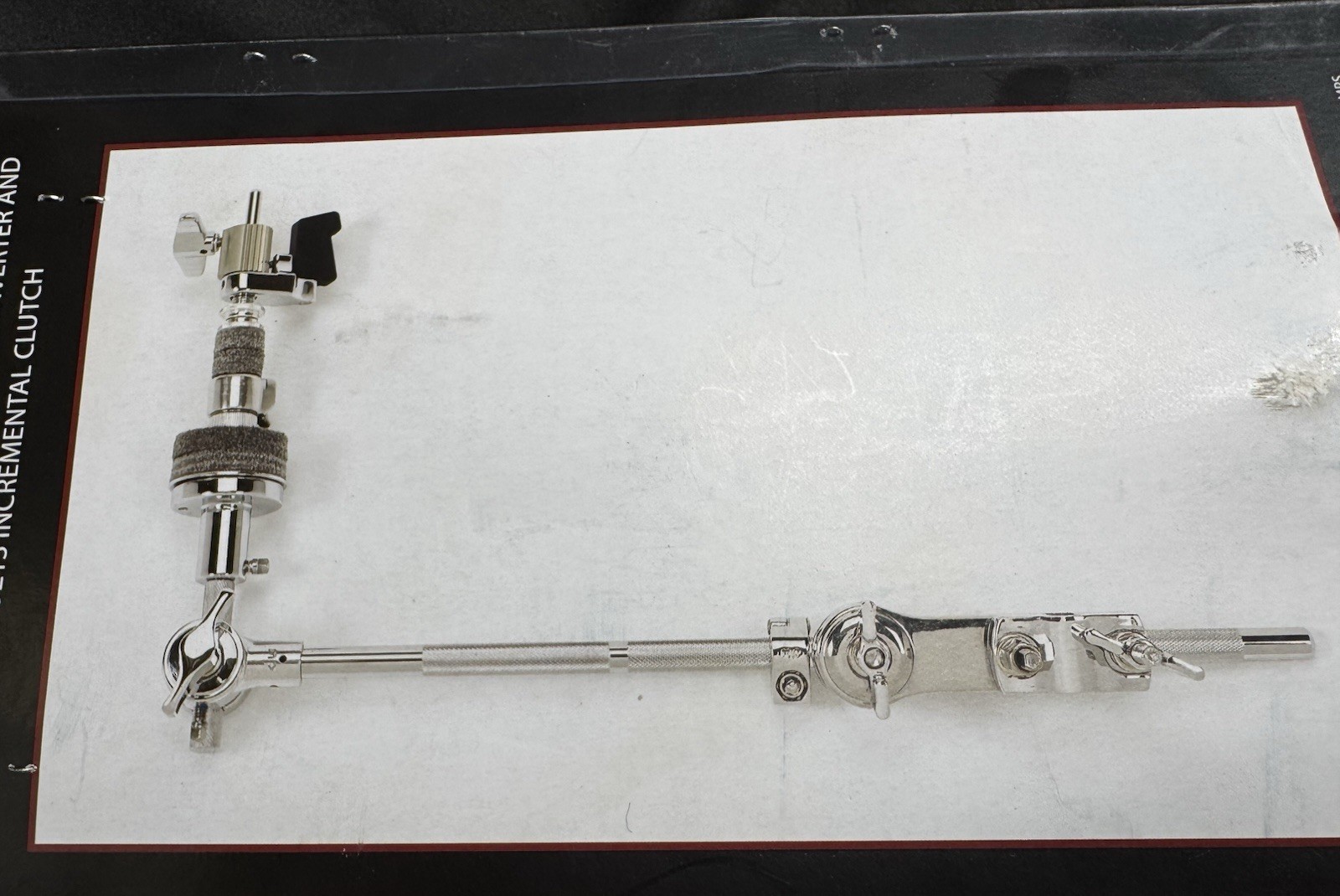 DW DWSM9212 1/2 x 18 inch Boom Closed Hi-Hat Arm with MG-3 Clamp
