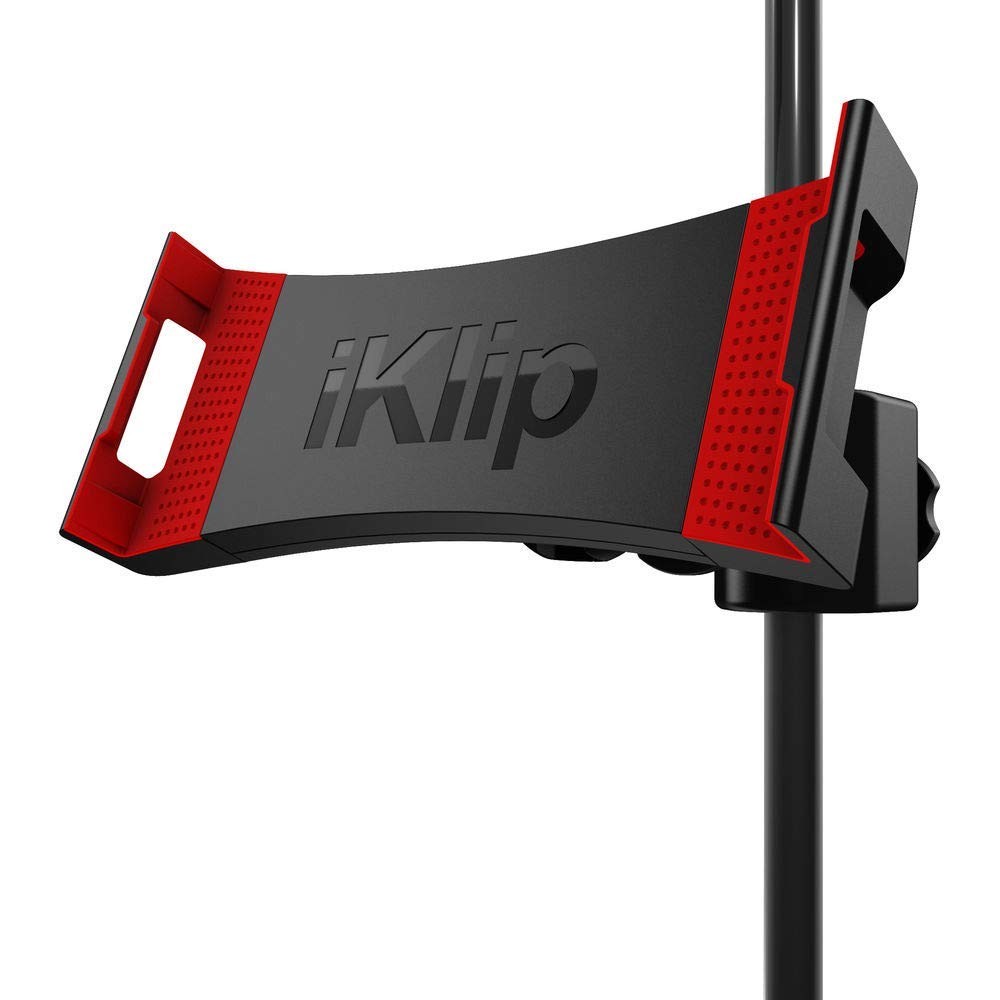 IK Multimedia iKlip 3 Tablet Holder for mic Stands, fits iPad and Android Tablet