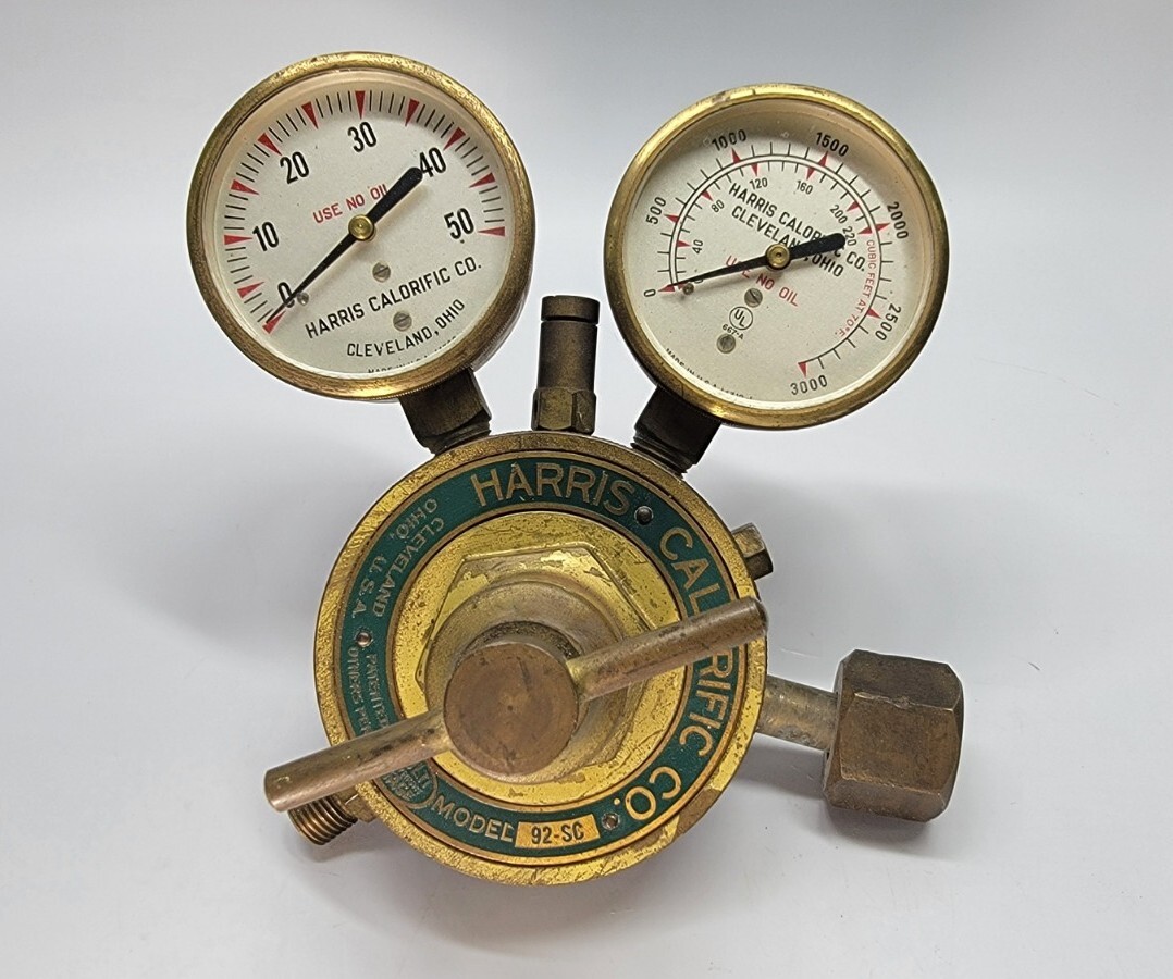 Harris Calorific Acetylene Regulator  Gauge - # 92-SC - Untested