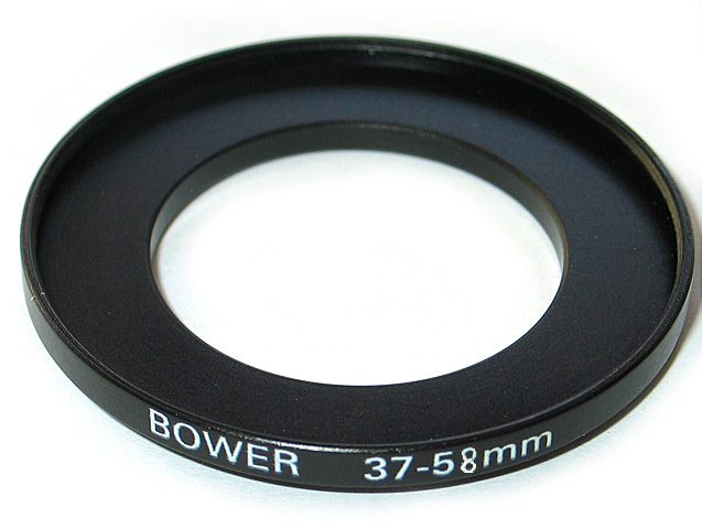Step-up Camera lens adapter ring 37-58 37mm-58mm Anodized Black Metal NEW US