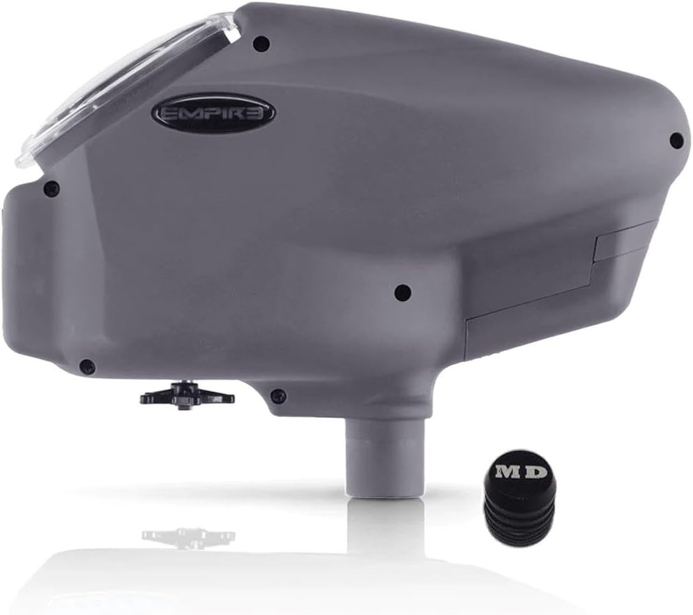 Maddog Empire Halo Too Electronic Paintball Loader with HK Army Epic Speed Feed