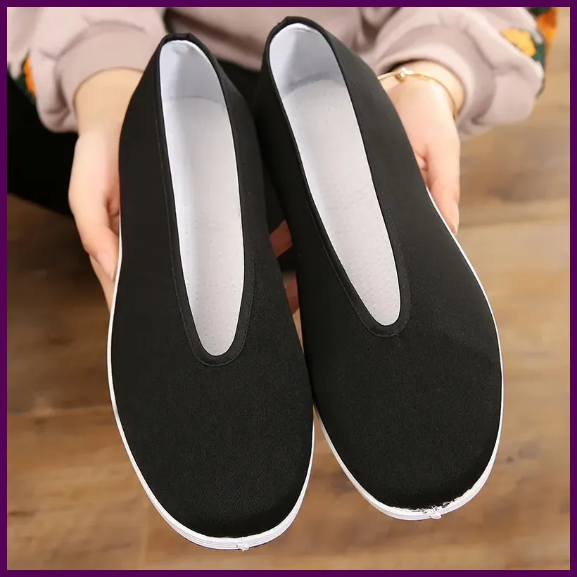 Neutral Chinese traditional Kung Fu cotton shoes Tai Chi martial arts training