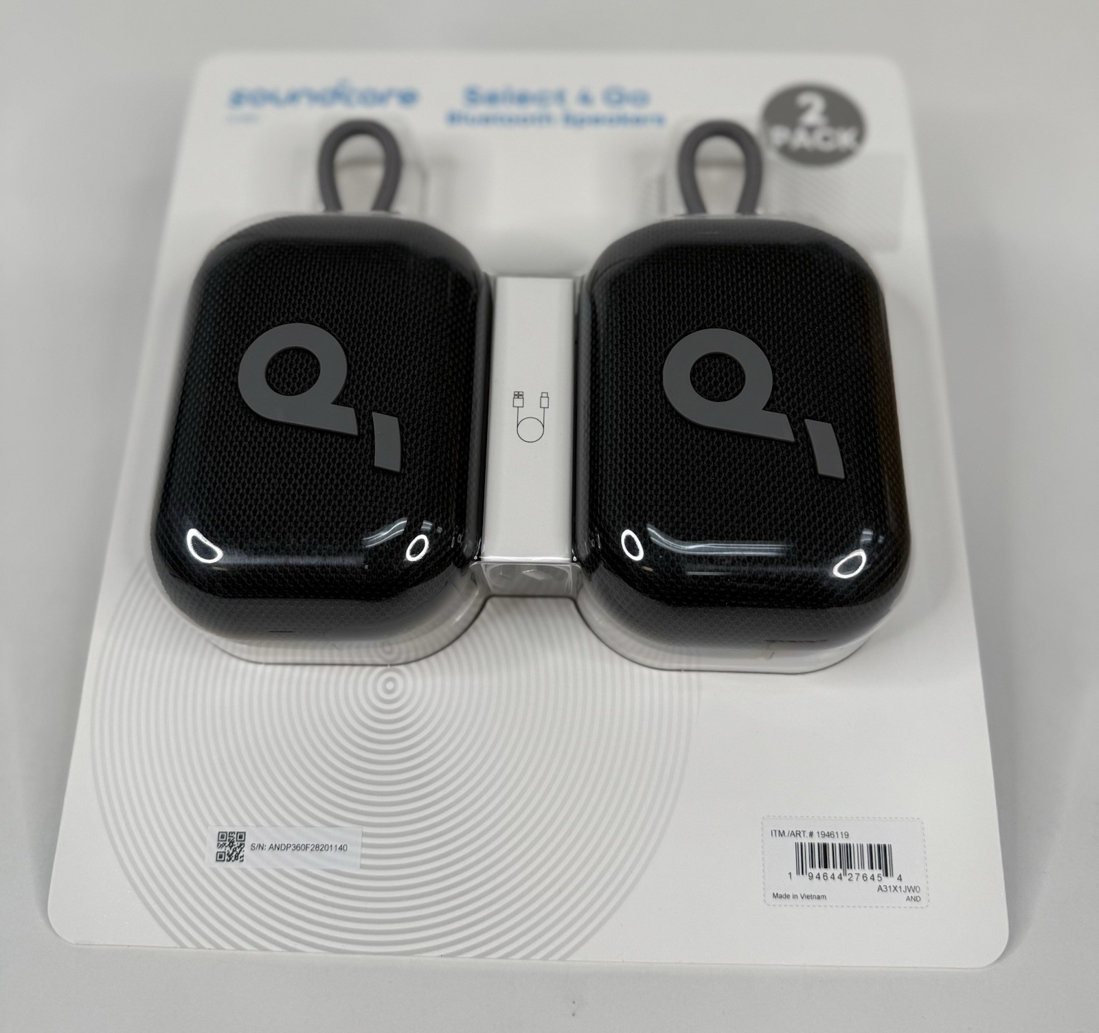Soundcore Select 4 Go Bluetooth Speaker by Anker, 2-pack Floatable IP67 Outdoor