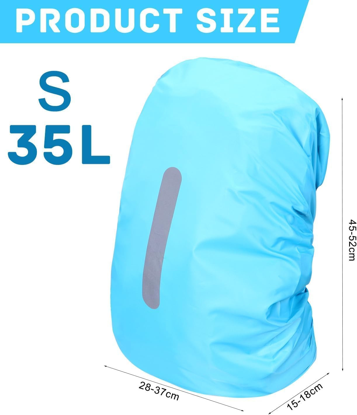 Backpack Rain Cover Waterproof Backpack Cover Rain Cover for Backpack with Refle