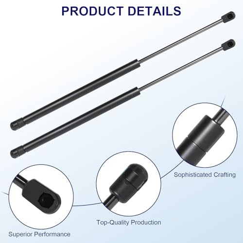 2PCS 7043889 Front Window Lift Support Gas Shock Strut, Compatible with 2013