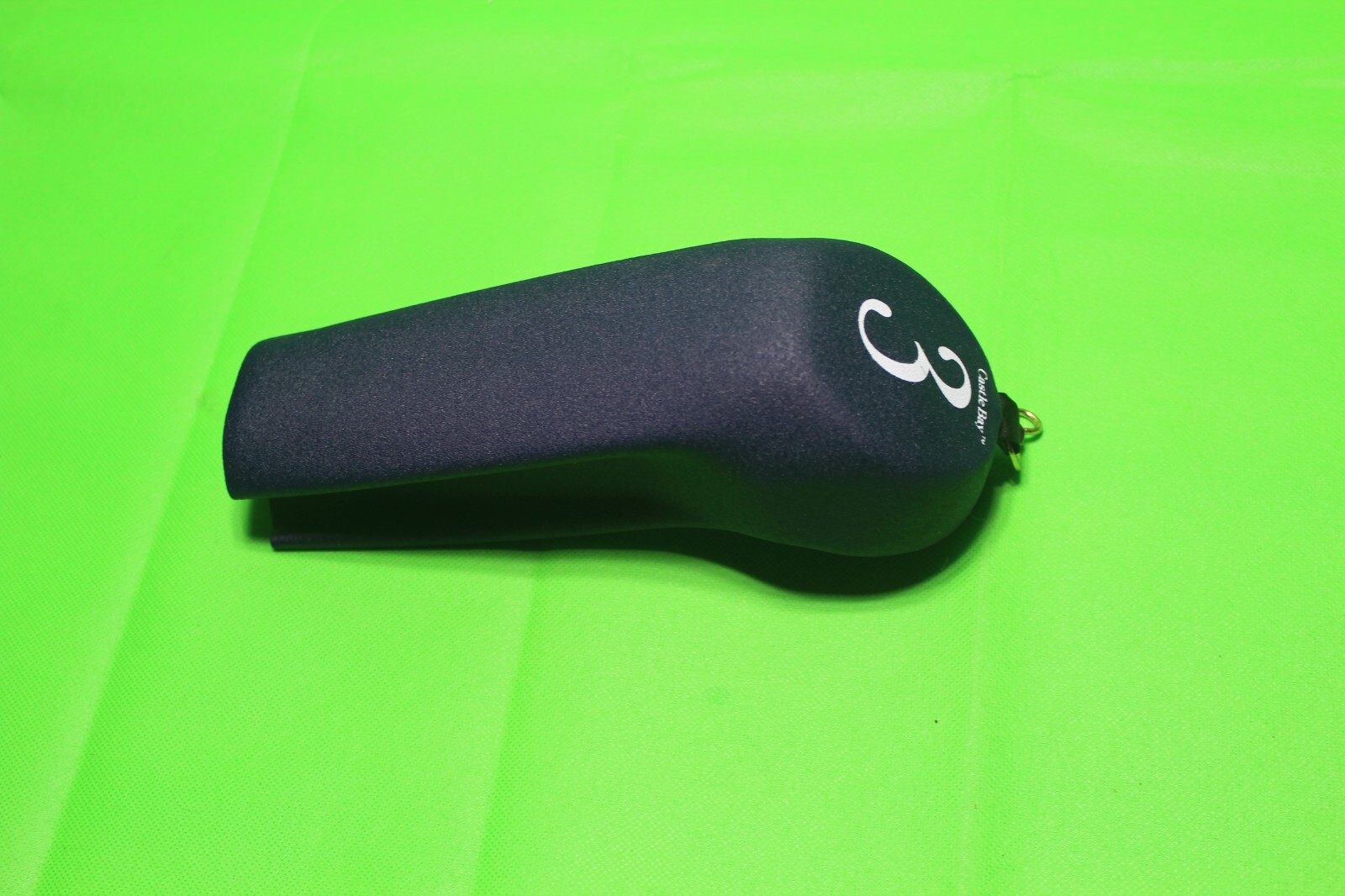 Vtg CASTLE BAY Golf Club Head Cover #3 Wood Headcover Rubber/Water Proof Blue