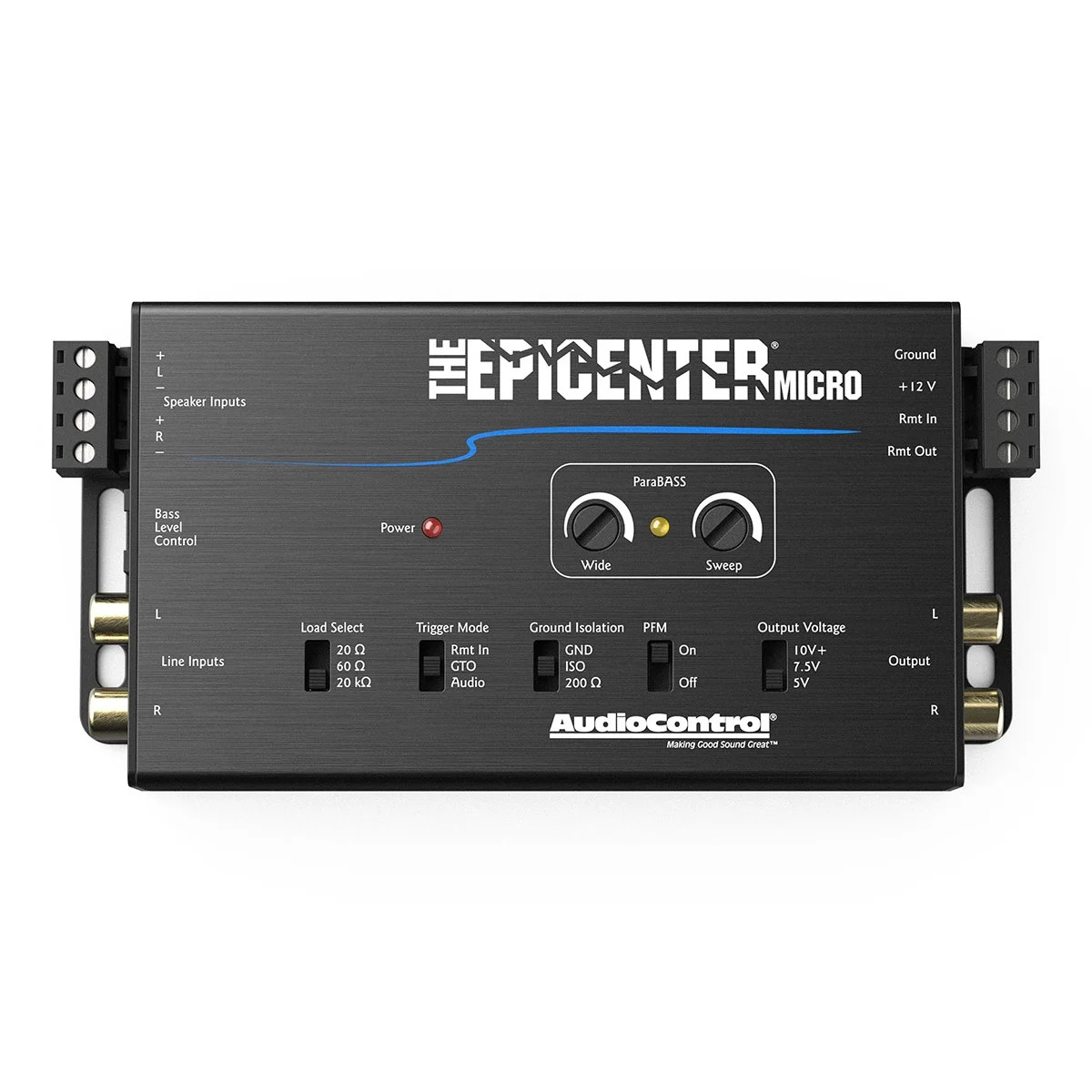 the Epicenter Micro Bass Restoration Processor & Line Output Converter with ACR-
