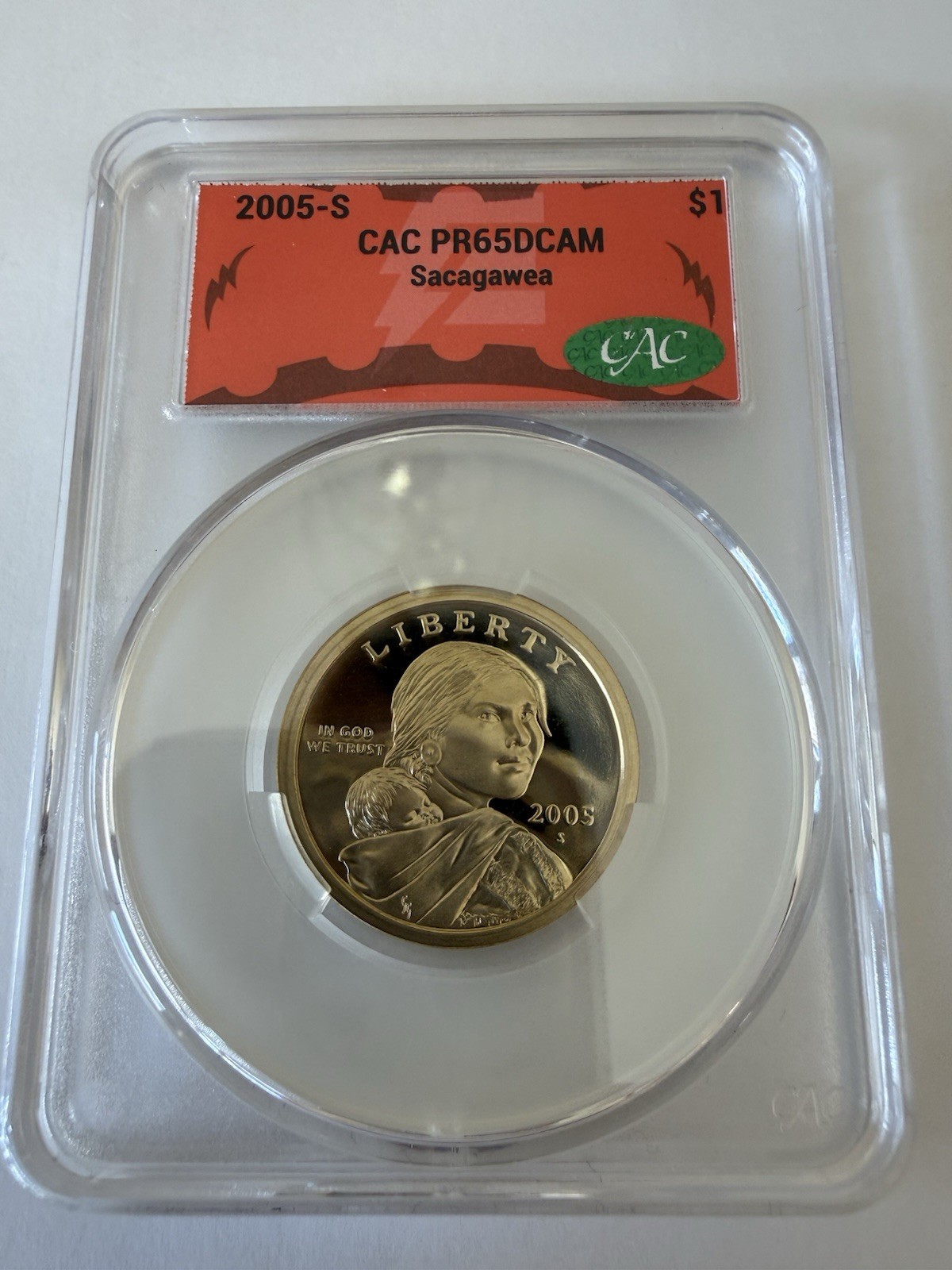 CAC PR65CAM Sacagawea 2005-S