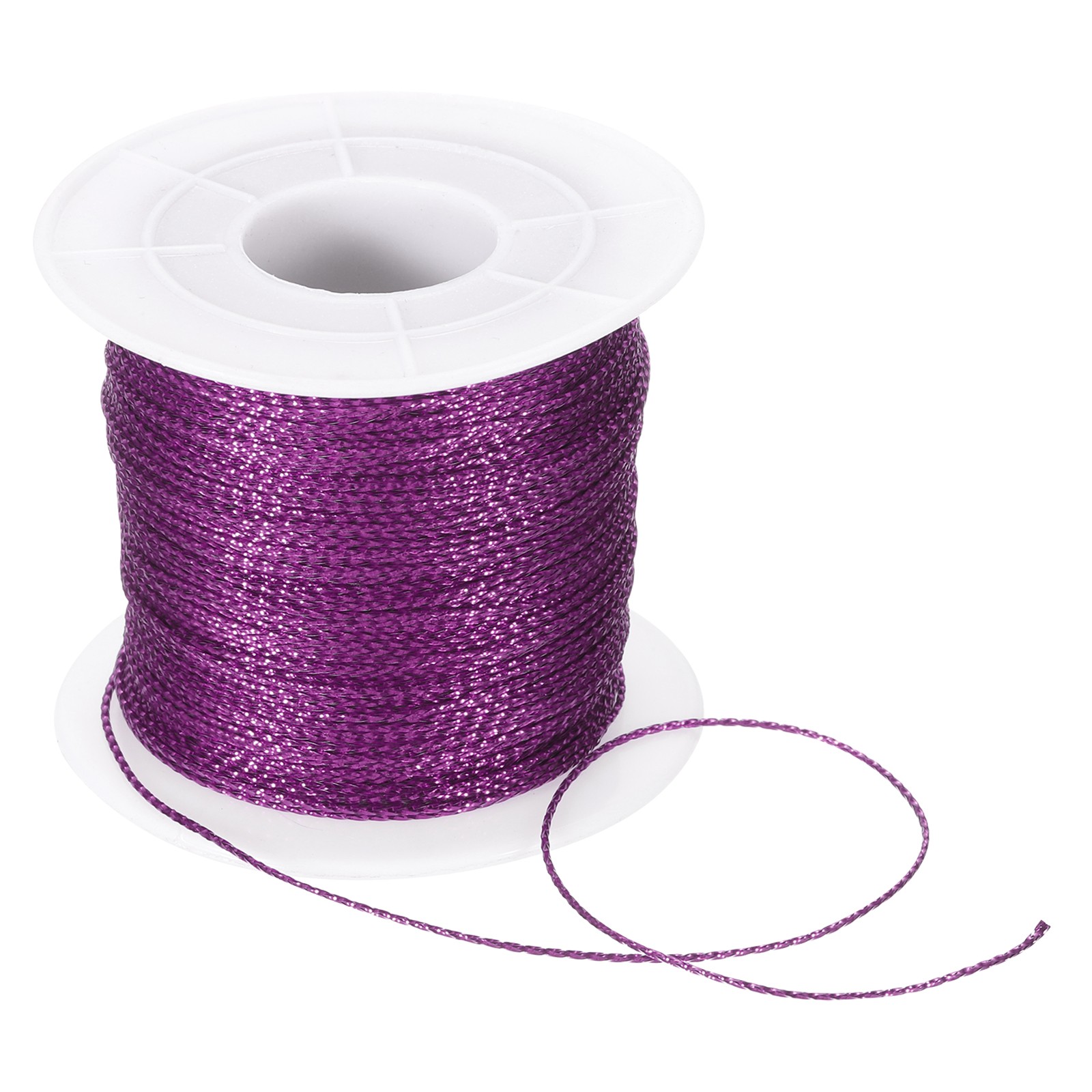 109 Yard Metallic Cord,1mm(0.04inch) Dark Purple Ornaments Strings