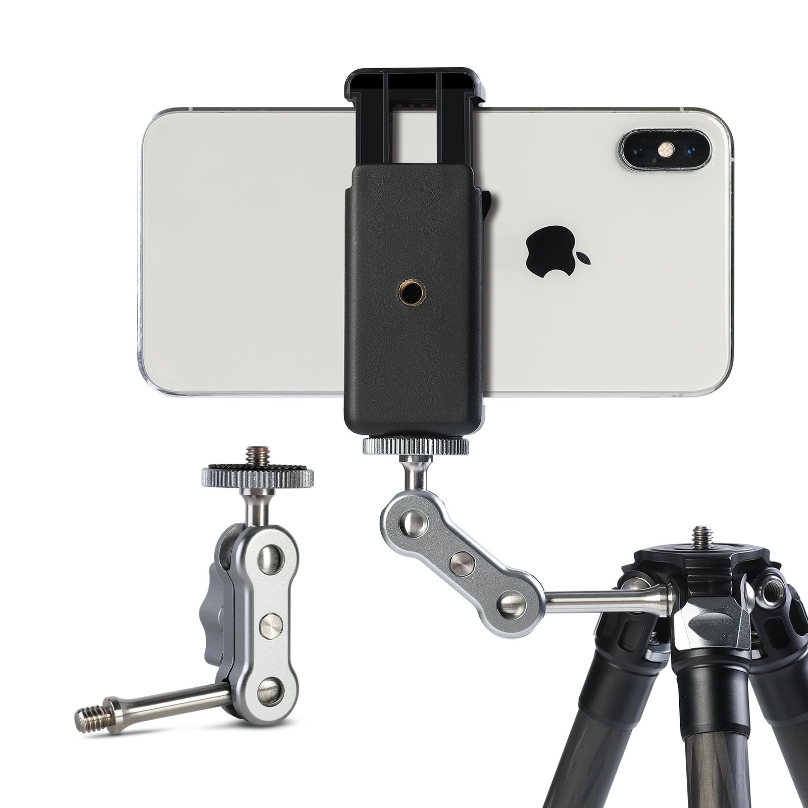GVM Adjustable Magic Arm Camera Mount 1/4 Inch Screw Articulating Alloy 4.33