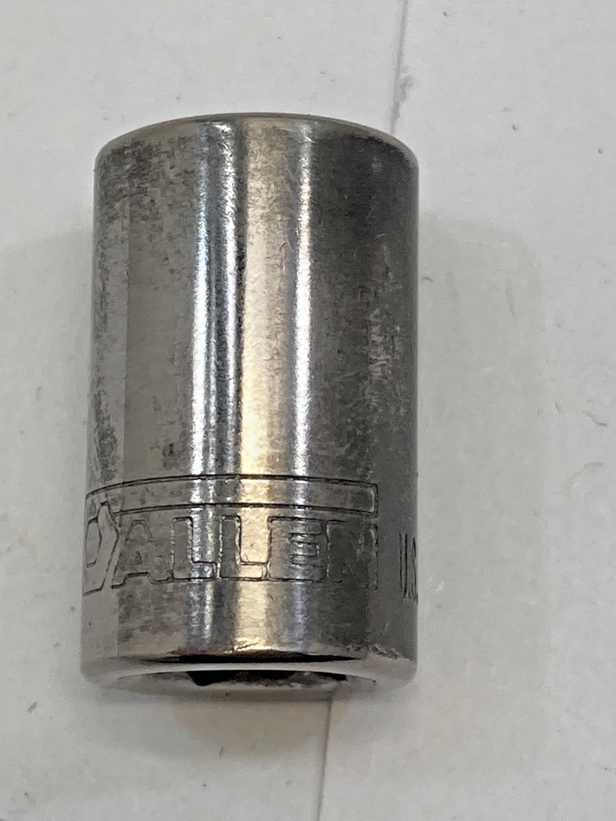 Allen ~ 1/4" Drive ~ 12-Point ~ Socket ~ Size 3/8" ~ USA  ~ #10208