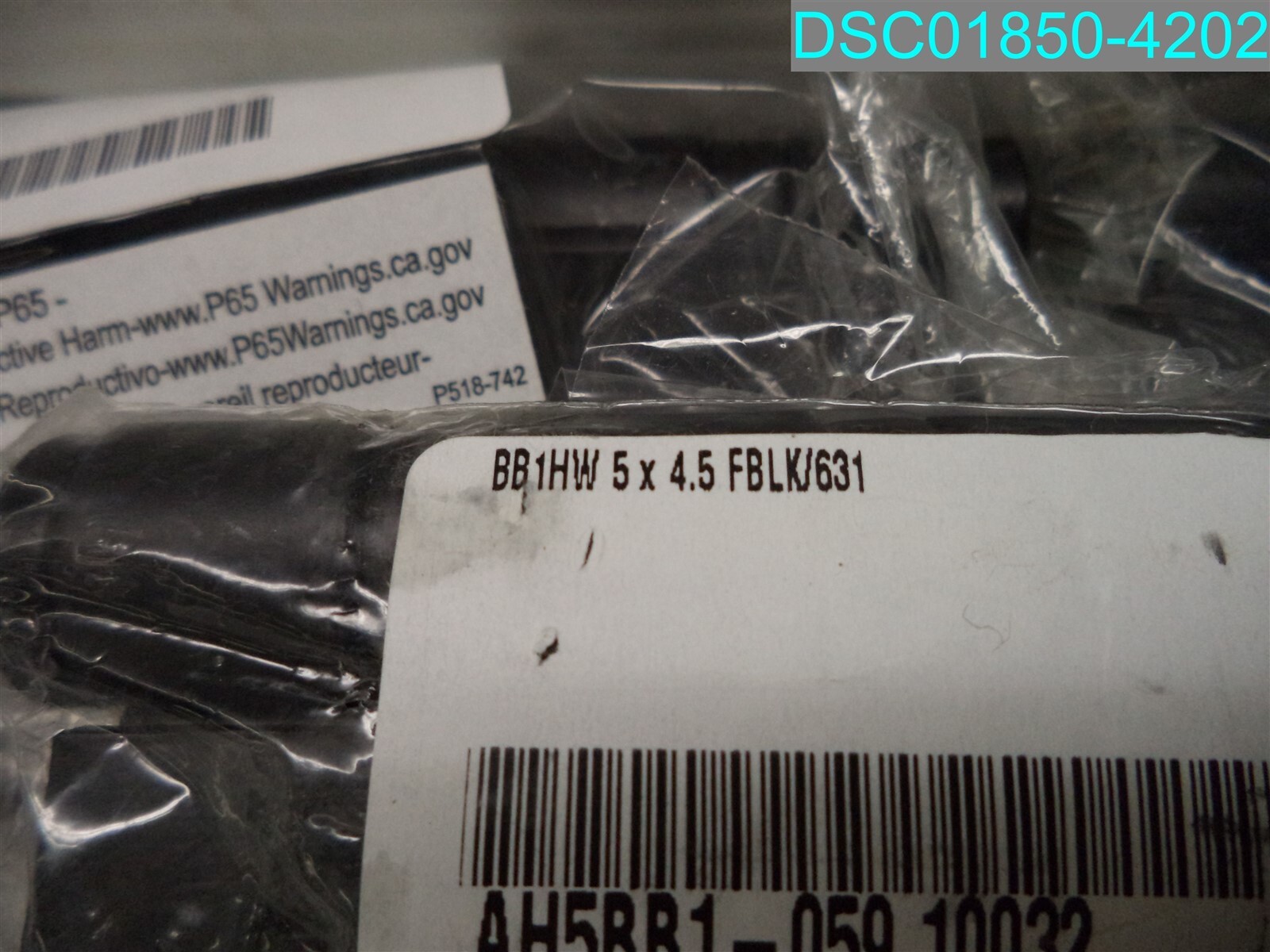 3PCS IVES HINGE BB1HW 5" X 4.5" FBLK/631 AH5BB1-059.10032
