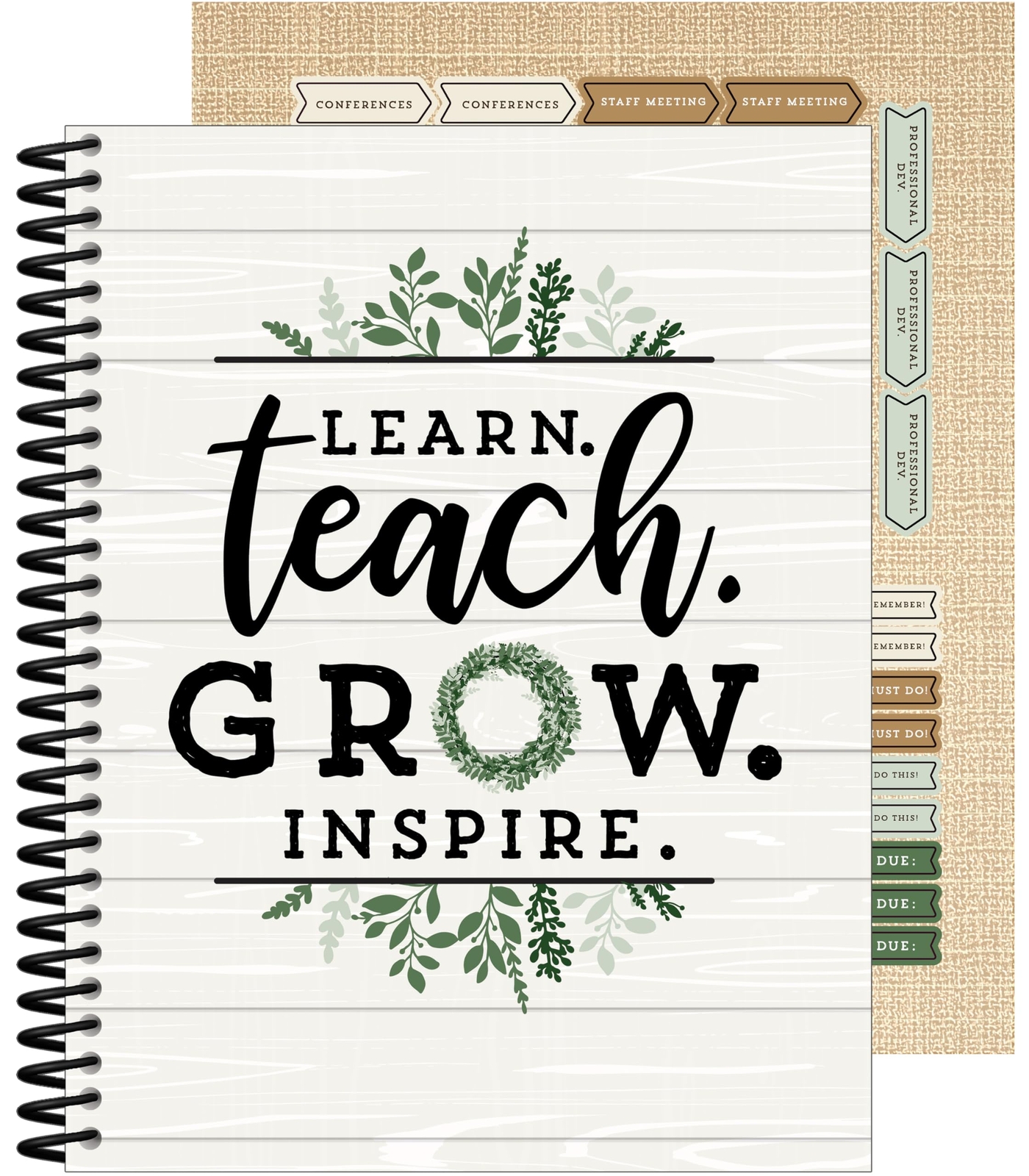 Carson Dellosa 8x11 Farmhouse Teacher Planner for Classroom Organization 128 ...