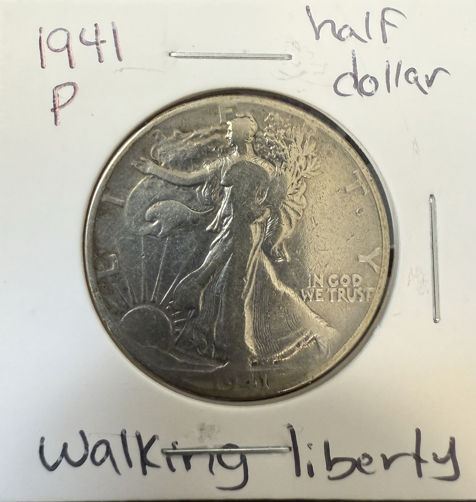 1941-P Walking Liberty Half Dollar