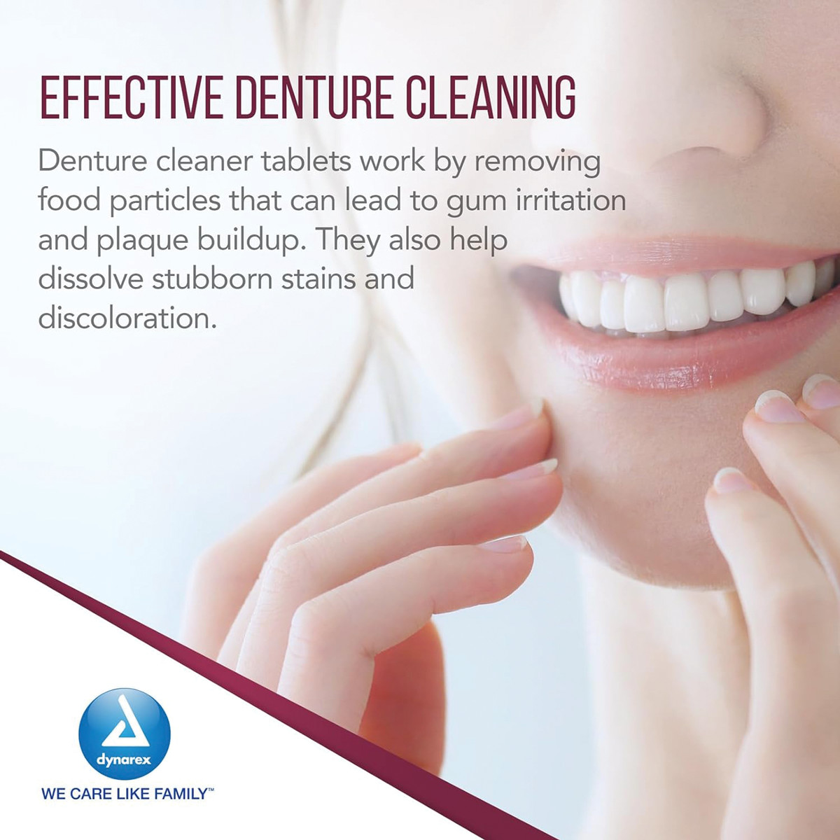 Dynarex Denture Cleaning Tablets (Pkg. 40)