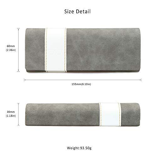 Eyeglass Case Hard Shell, Portable Sunglass Case, One Size B_641_gray