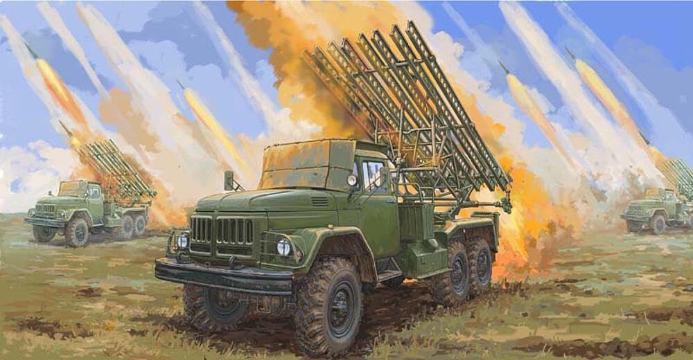 1/35 Soviet 2B7R Multiple Rocket Launcher BM13 HMM (D)