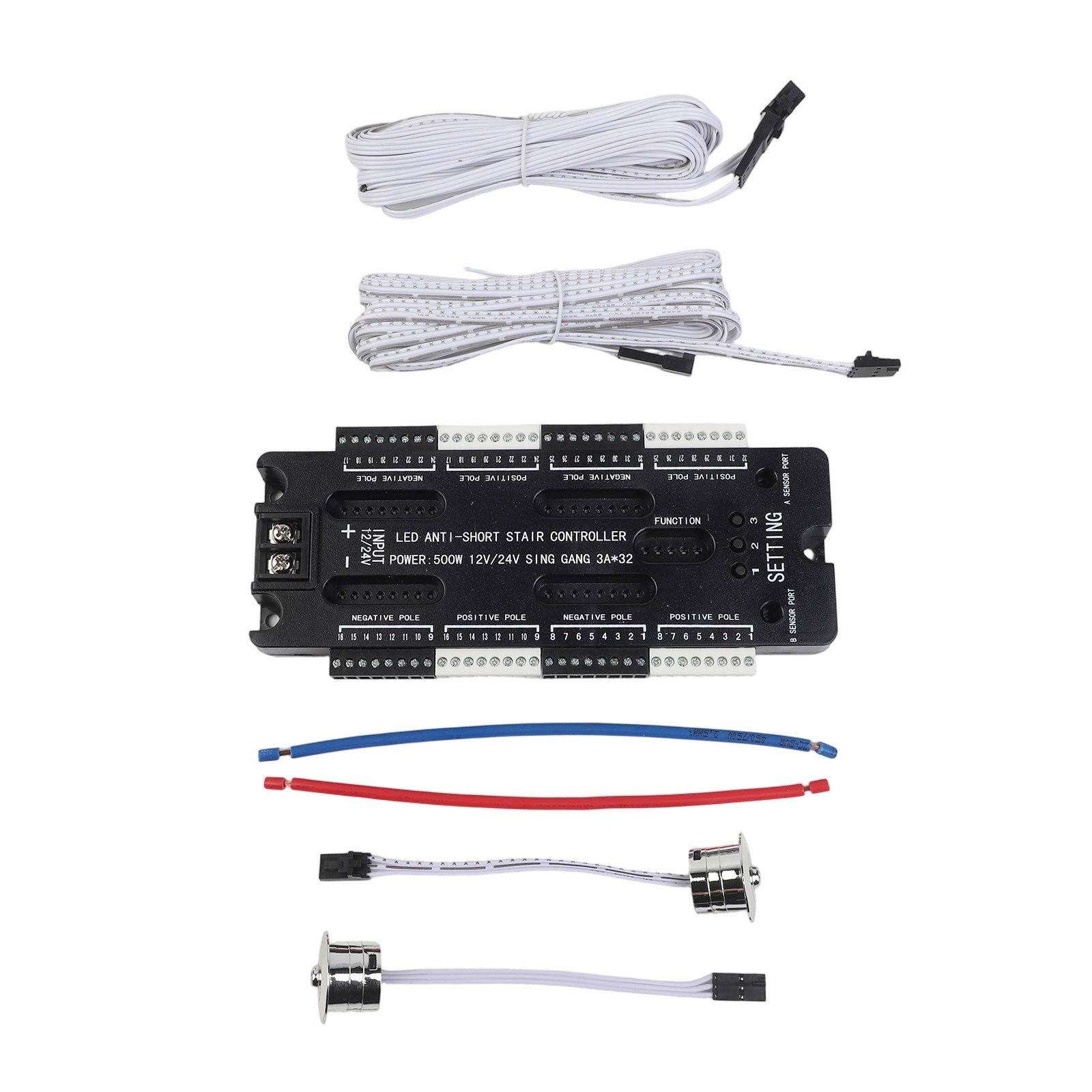 LED Stair Lighting Controller with Sensitive Motion Detection Features
