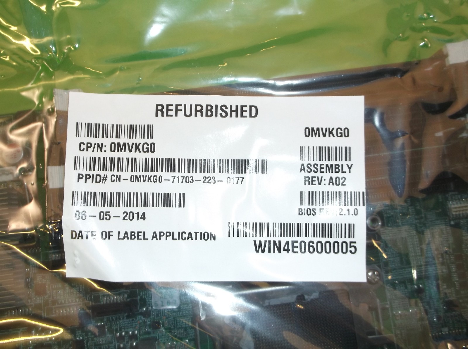 Genuine Dell Dual Socket C32 Server Motherboard MVKG0
