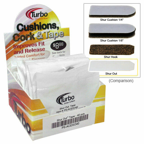 (3 Pack) Turbo Grips Bowling Shur Out Tape Thumb Insert - NO CUSHION