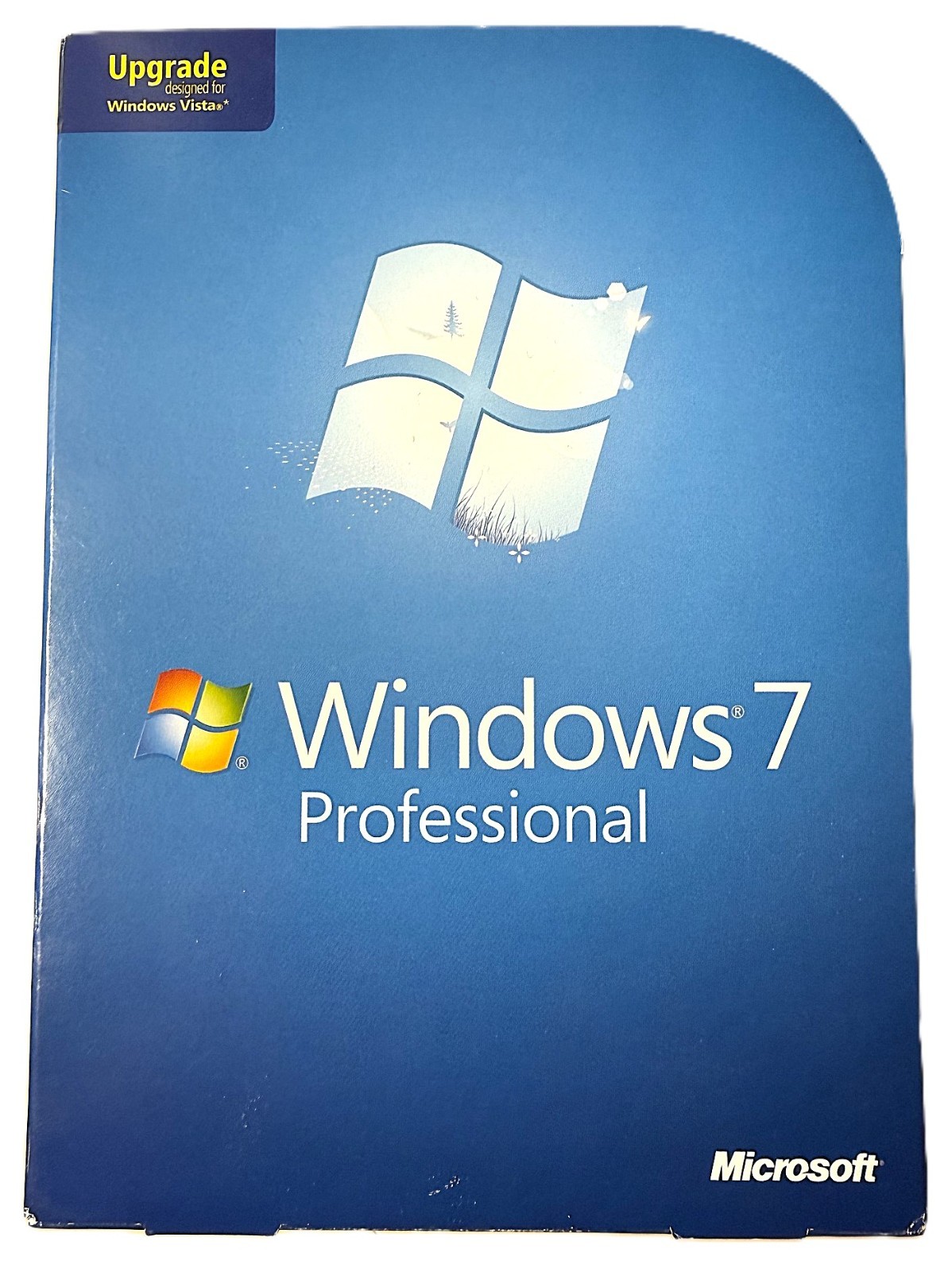 Microsoft Windows 7 Professional Upgrade 32/64 Bit DVD with Key in Retail Box